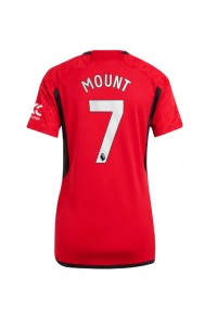 Fotbalové Dres Manchester United Mason Mount #7 Dámské Domácí Oblečení 2023-24 Krátký Rukáv